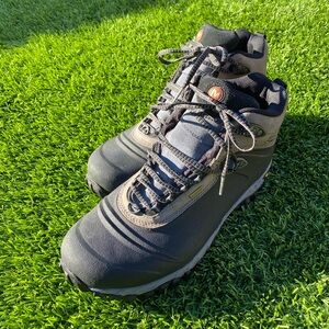 Men's Gray Waterproof Hiking Boots